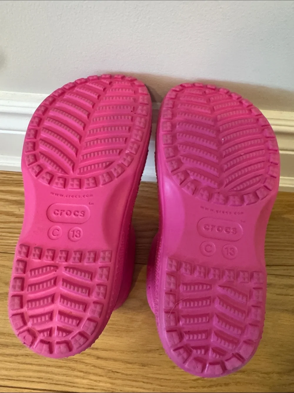 CROCS Classic Pink Rain Boots